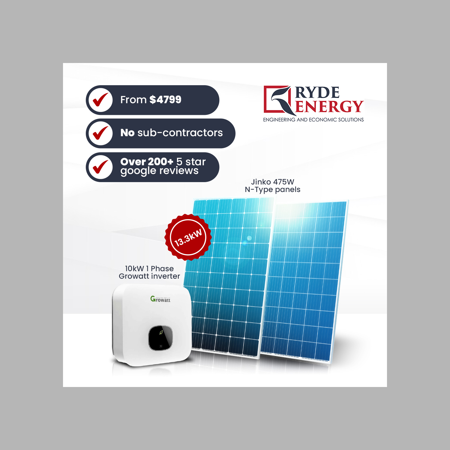 Design Facebook par Alex437 pour Ryde Energy | Design #32946497