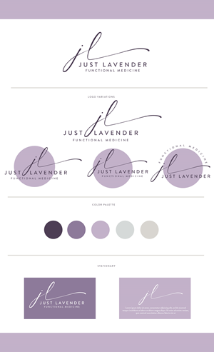 Logo Design by Jelena B for Just Lavender Functional Medicine | Design: #32980509