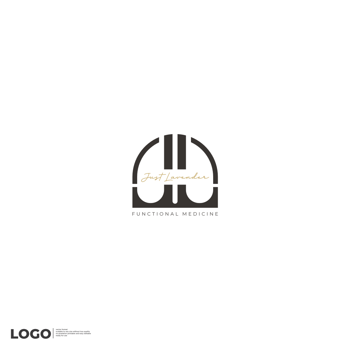 Logo Design by aquila© for Just Lavender Functional Medicine | Design #32966254