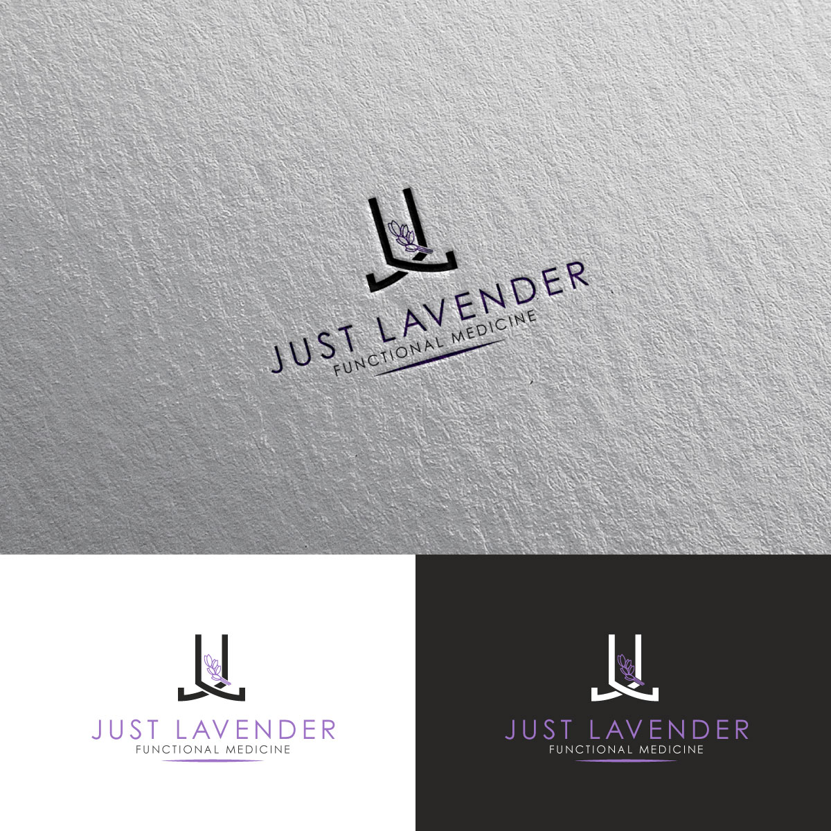 Logo Design by chris Ray for Just Lavender Functional Medicine | Design #32929506