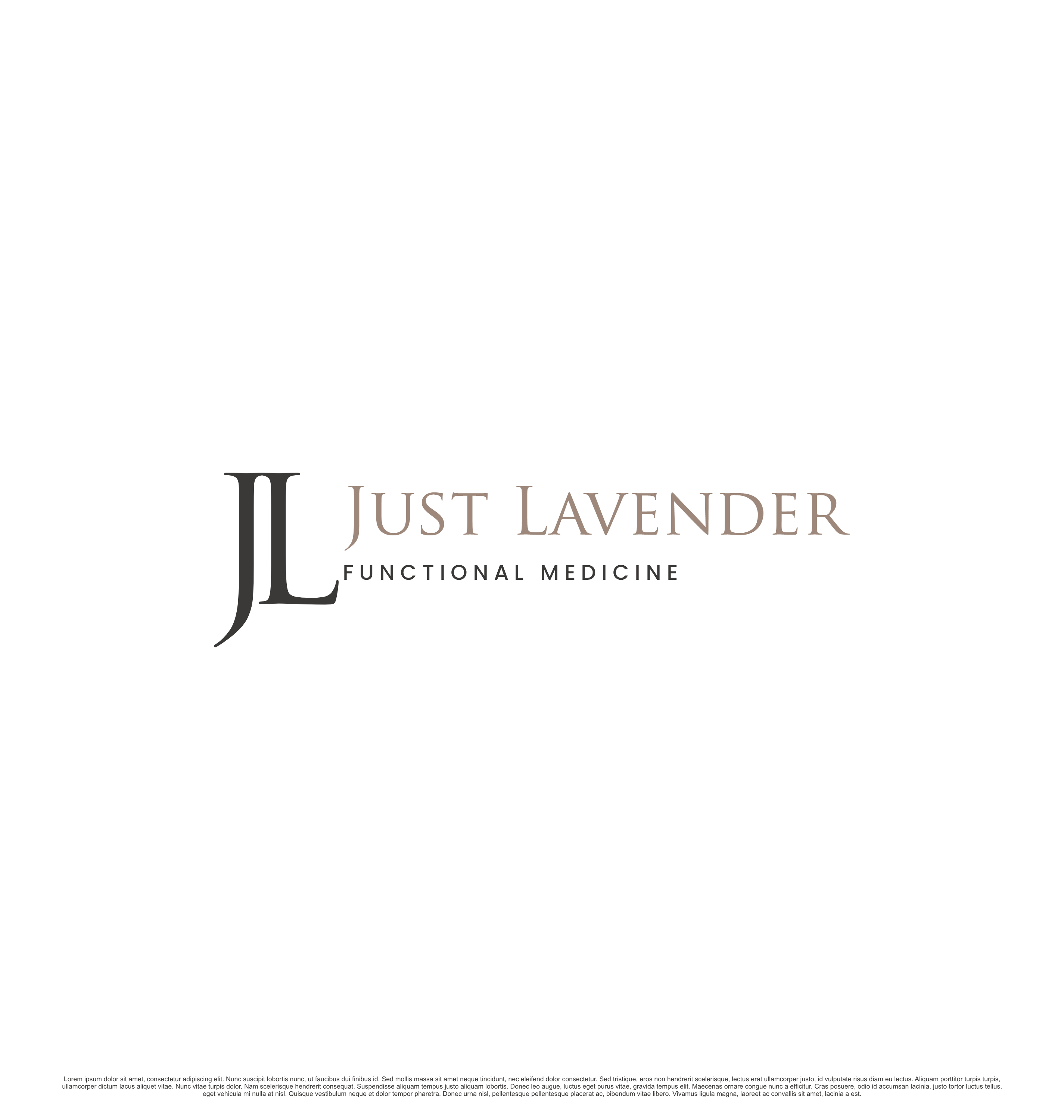 Logo Design by saesean for Just Lavender Functional Medicine | Design #32952309
