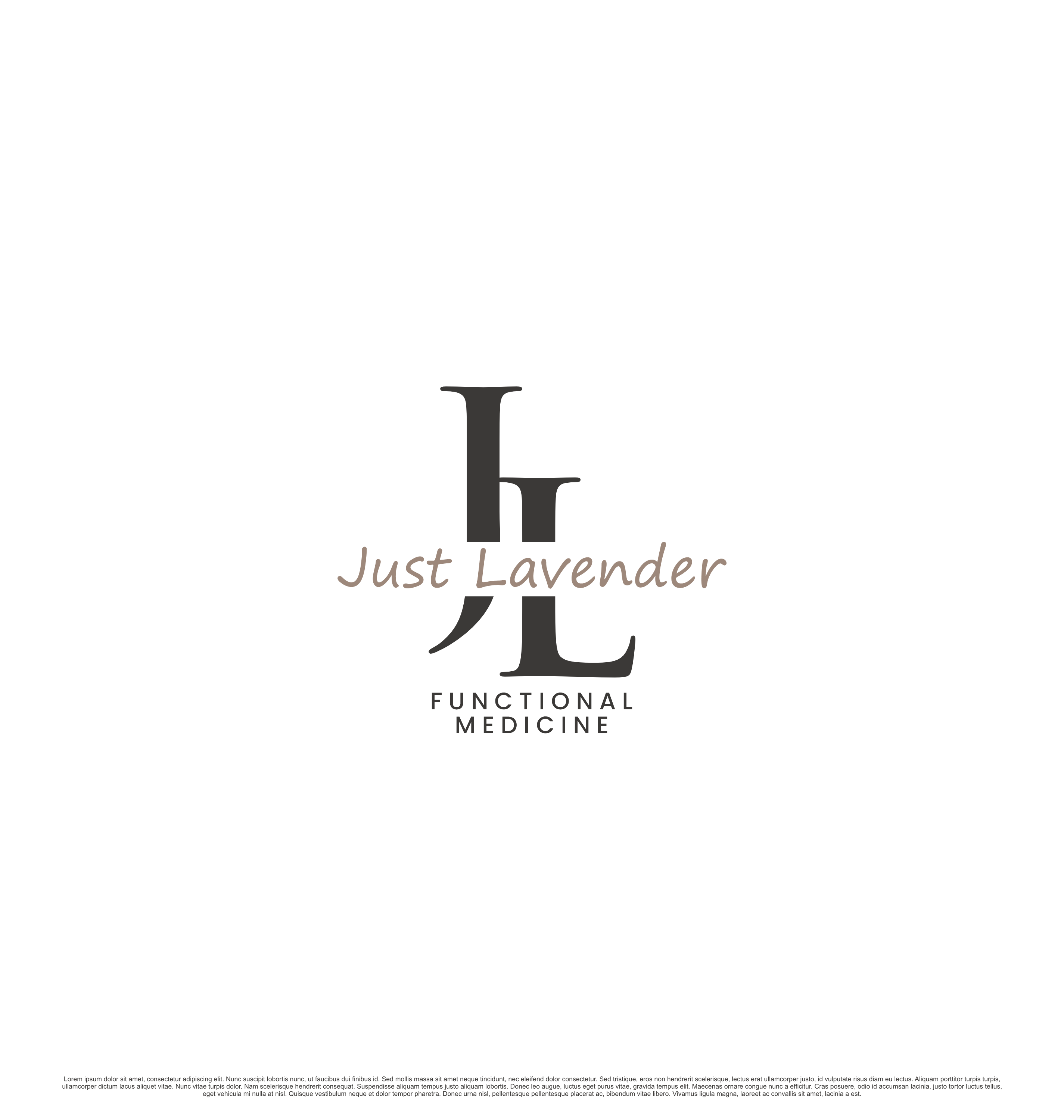 Logo Design by saesean for Just Lavender Functional Medicine | Design #32952310