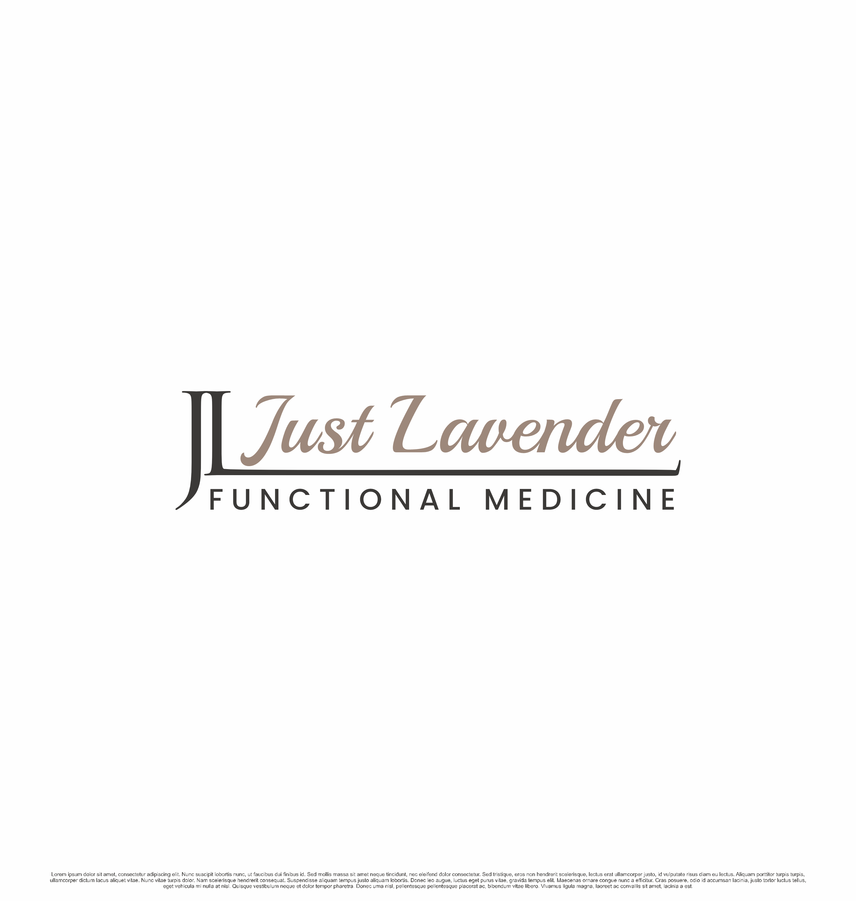 Logo Design by saesean for Just Lavender Functional Medicine | Design #32970821