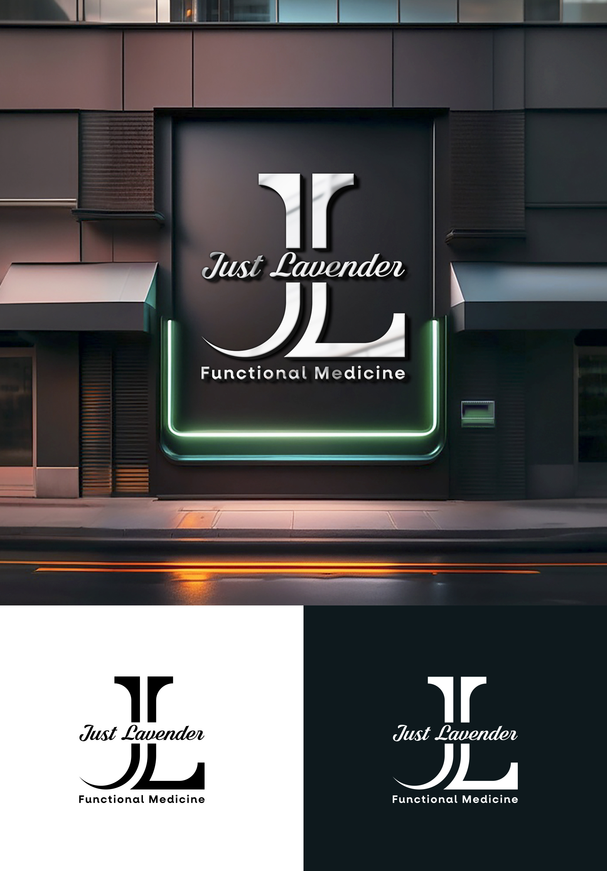 Logo Design by loveqis for Just Lavender Functional Medicine | Design #32930054