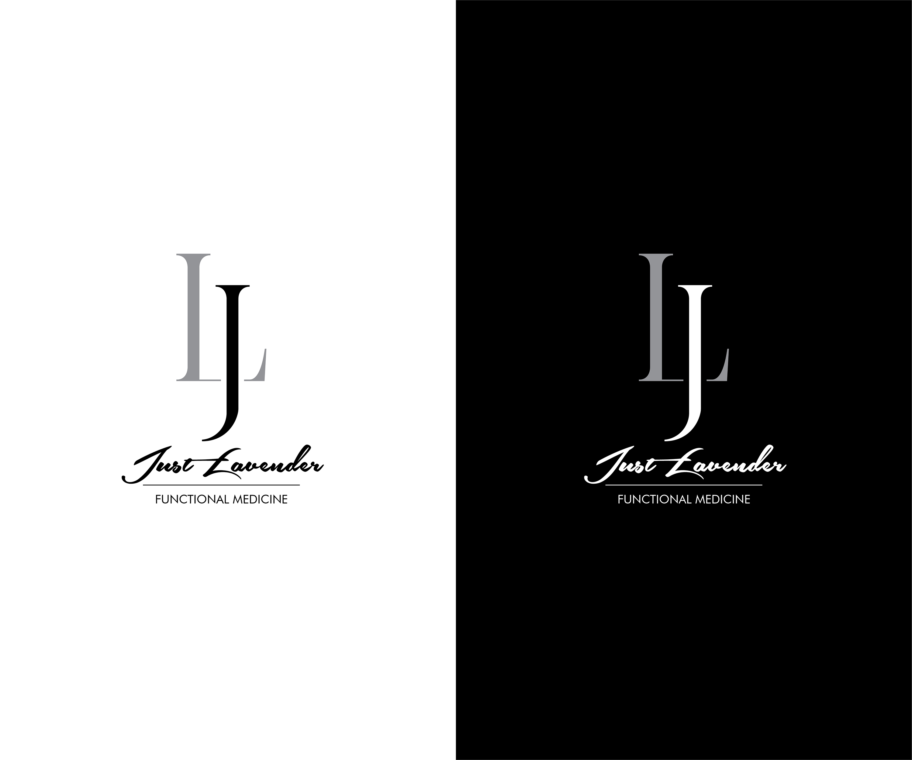 Logo Design by Rush Advertising for Just Lavender Functional Medicine | Design #32969109
