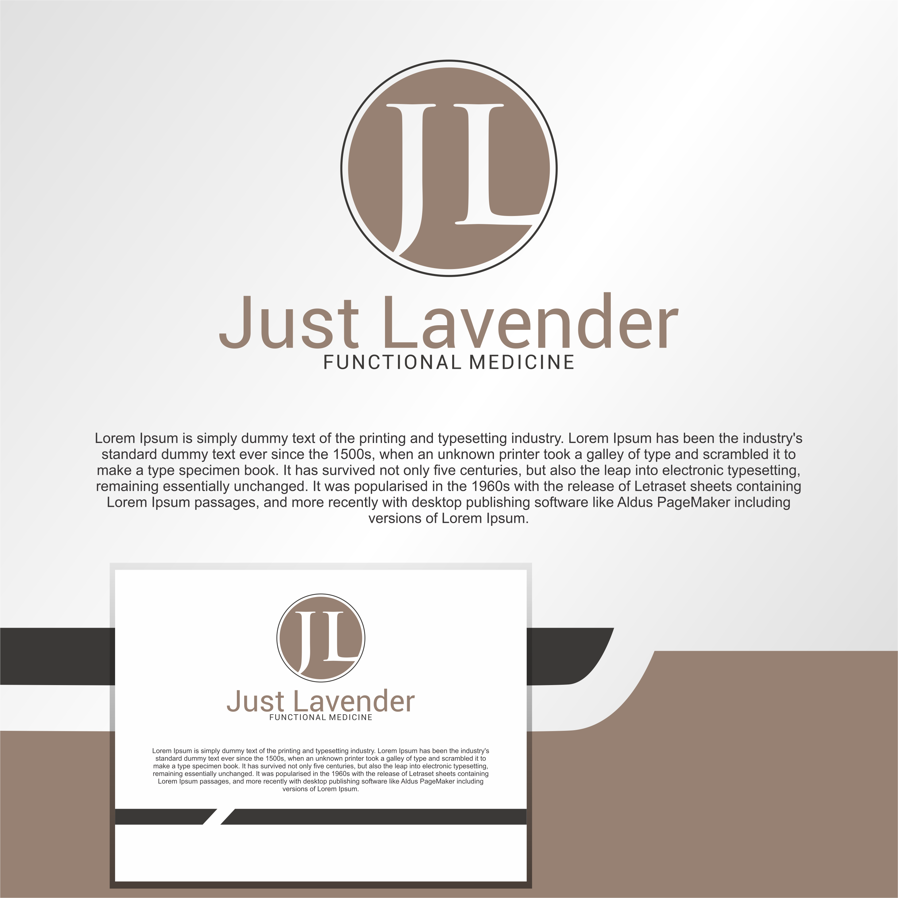 Logo Design by diego costa for Just Lavender Functional Medicine | Design #32934055