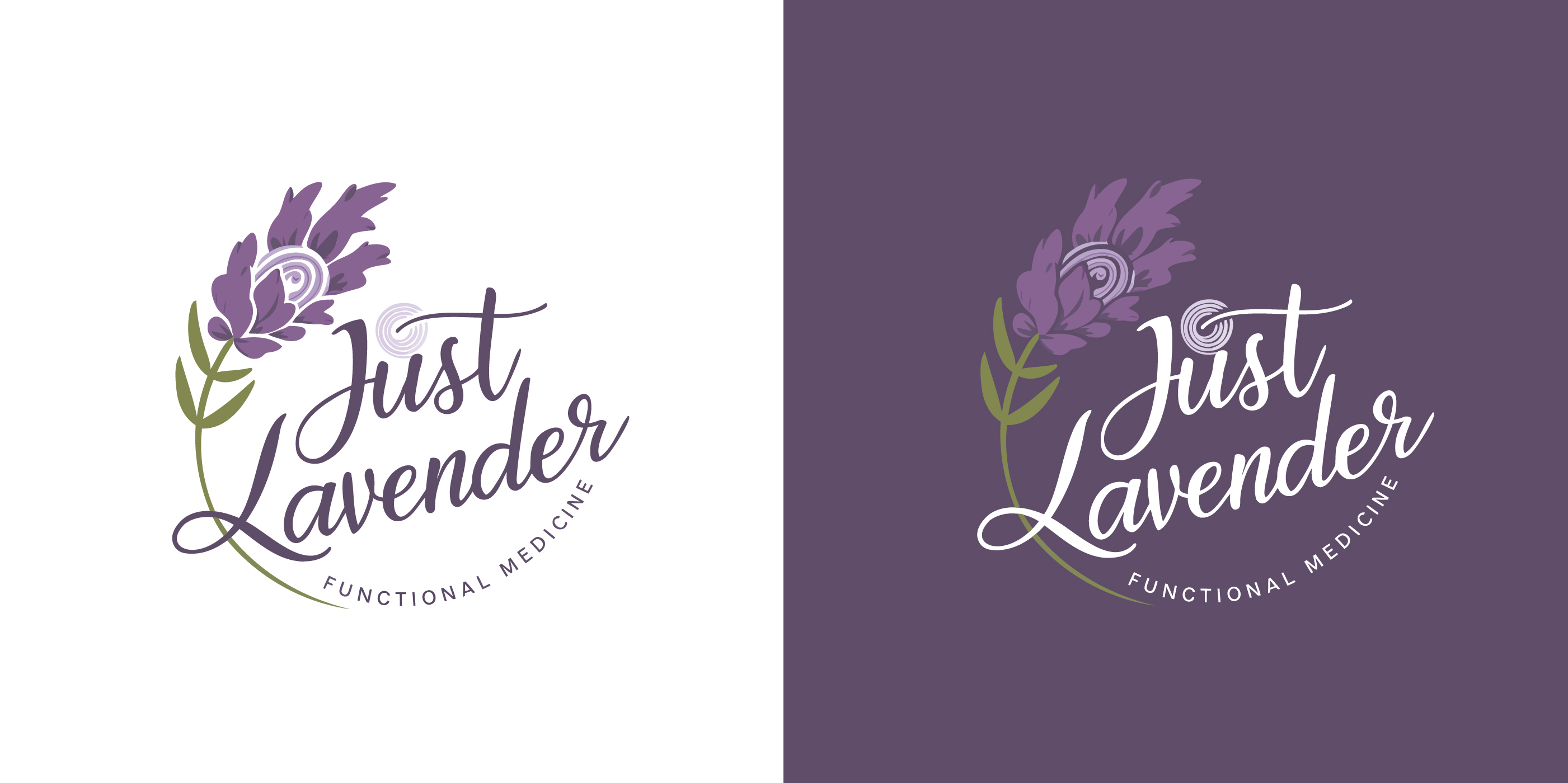 Diseño de Logo por Christian Cruz para Just Lavender Functional Medicine | Diseño #32929556