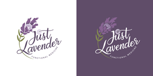 Logo-Design von Kristine Mae Here für Just Lavender Functional Medicine | Design #32929556