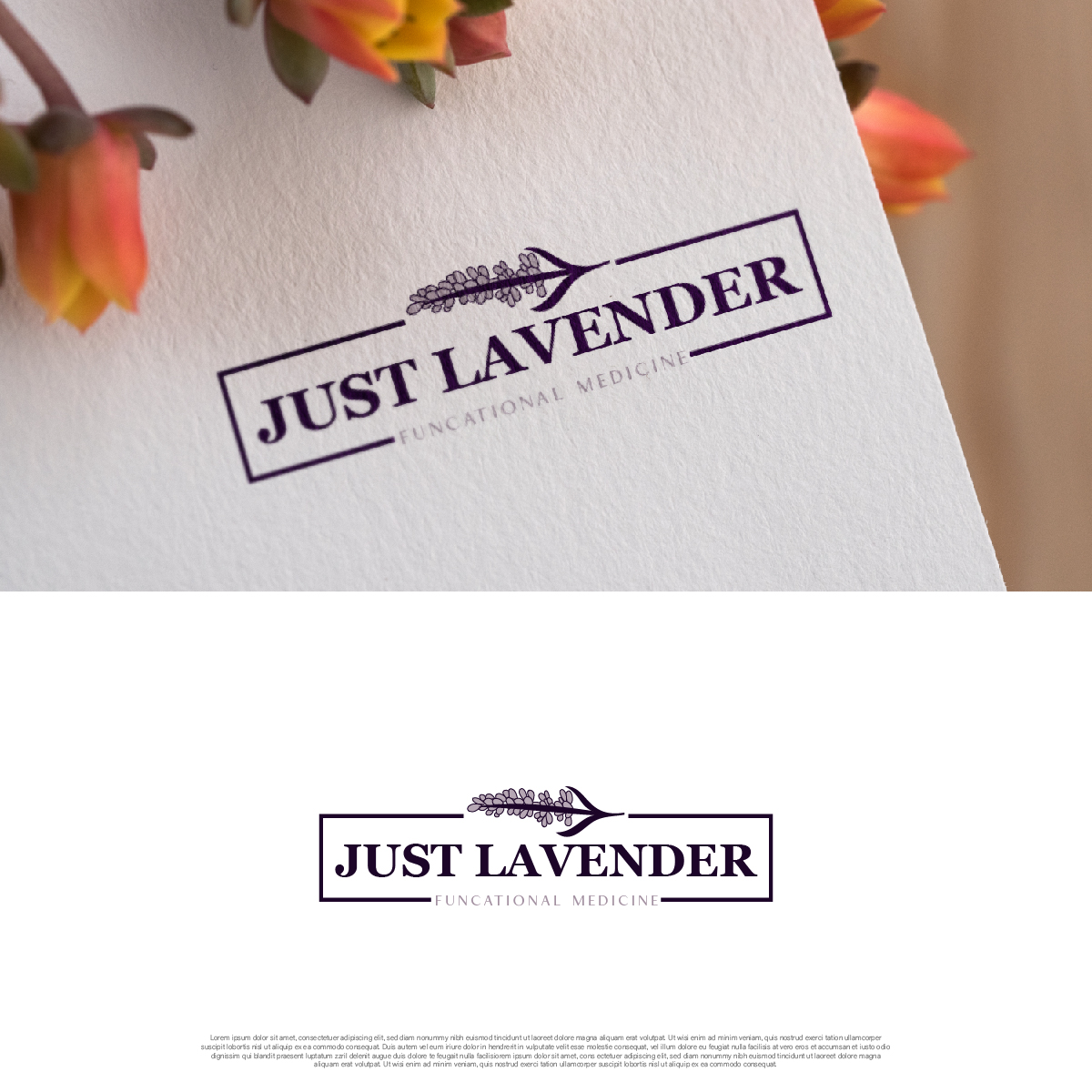 Logo Design by urvaG for Just Lavender Functional Medicine | Design #32931120