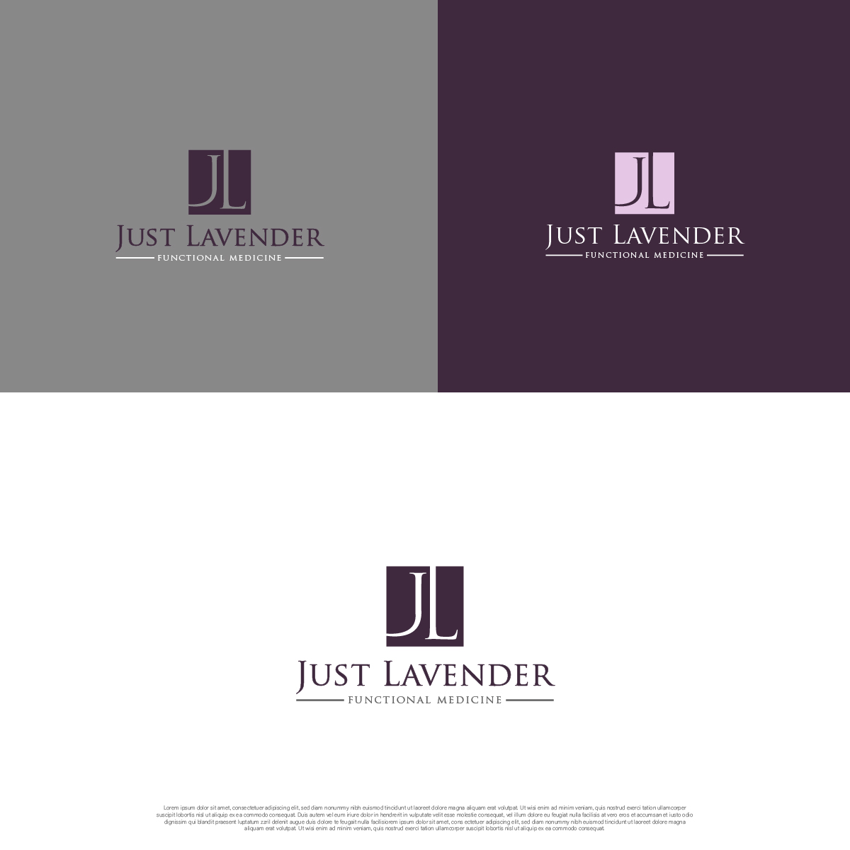 Logo Design by urvaG for Just Lavender Functional Medicine | Design #32932521
