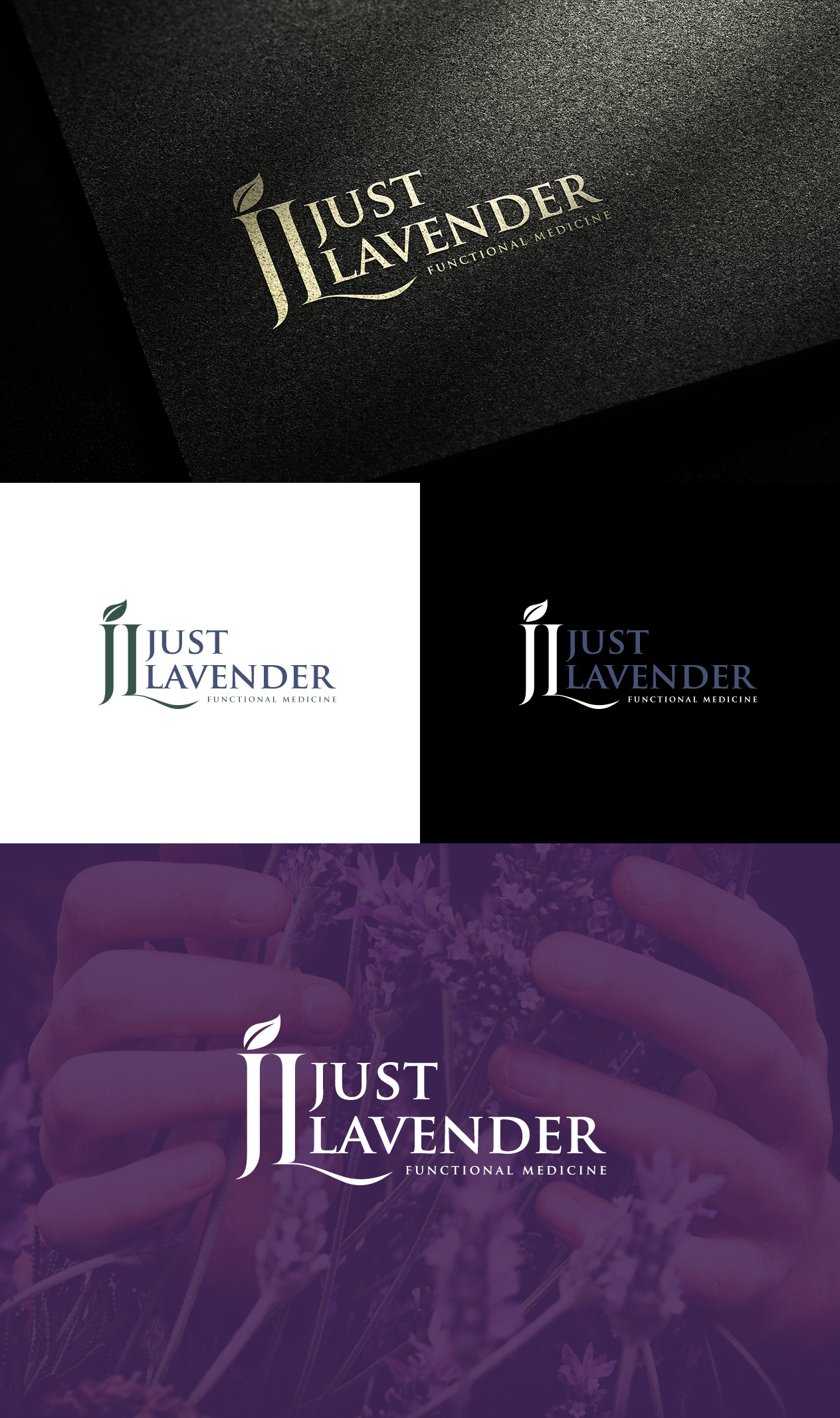 Logo Design by BehindSymbols for Just Lavender Functional Medicine | Design #32950501
