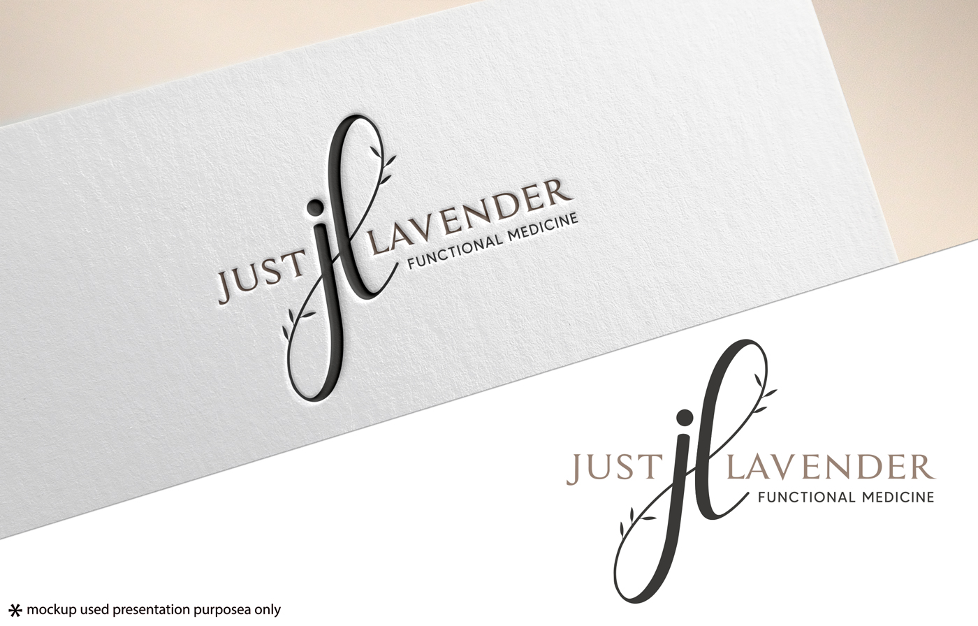 Logo Design by Rubia@ for Just Lavender Functional Medicine | Design #32934068