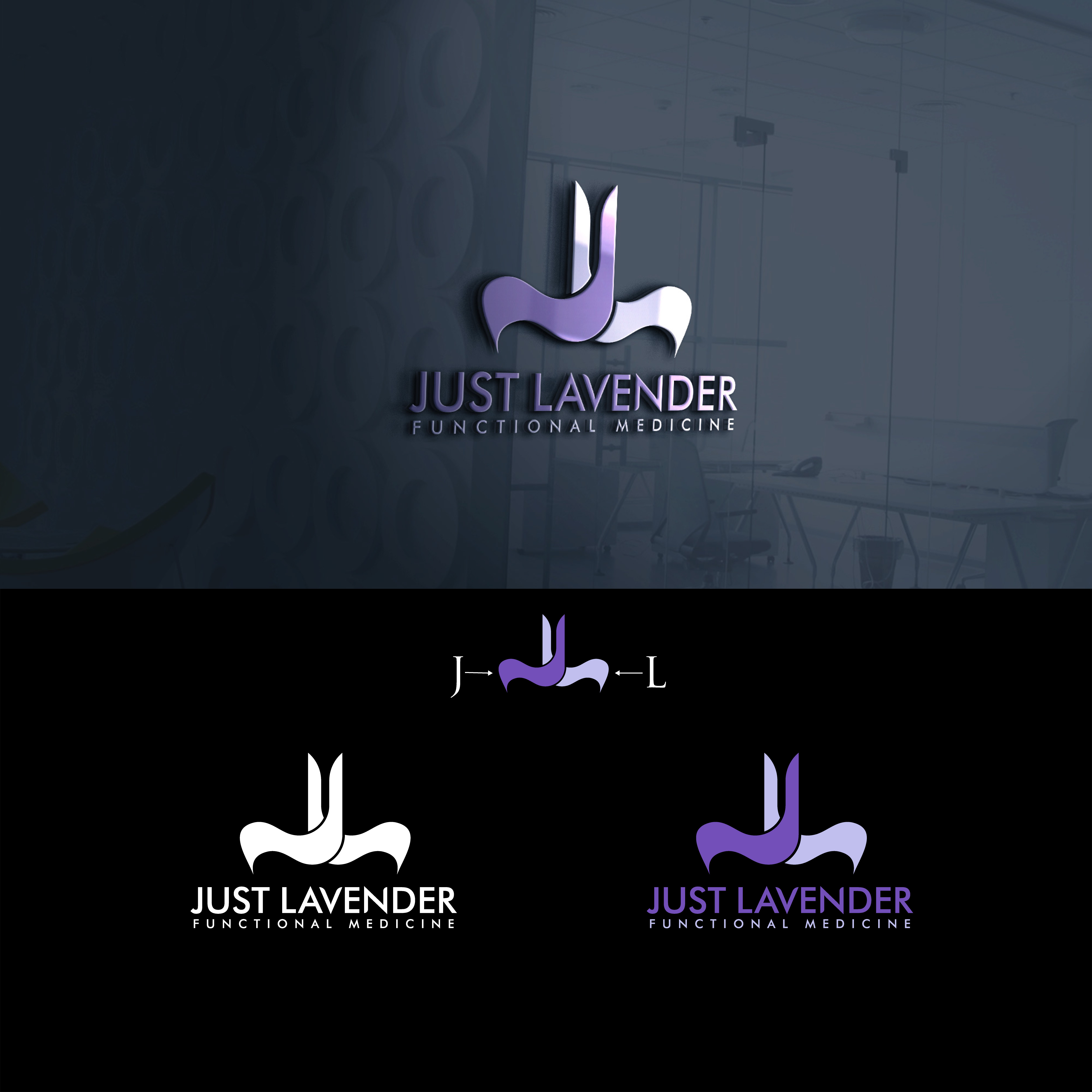 Logo-Design von aam cld für Just Lavender Functional Medicine | Design #32945596