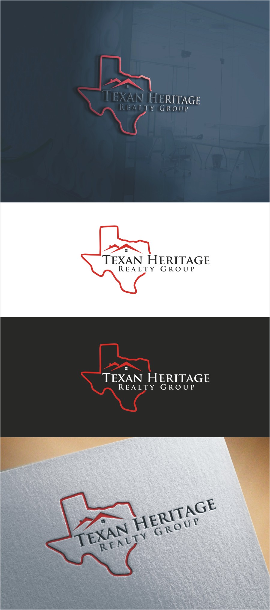 Logo Design by Sushmaa for Texan Heritage Realty Group | Design #32938568