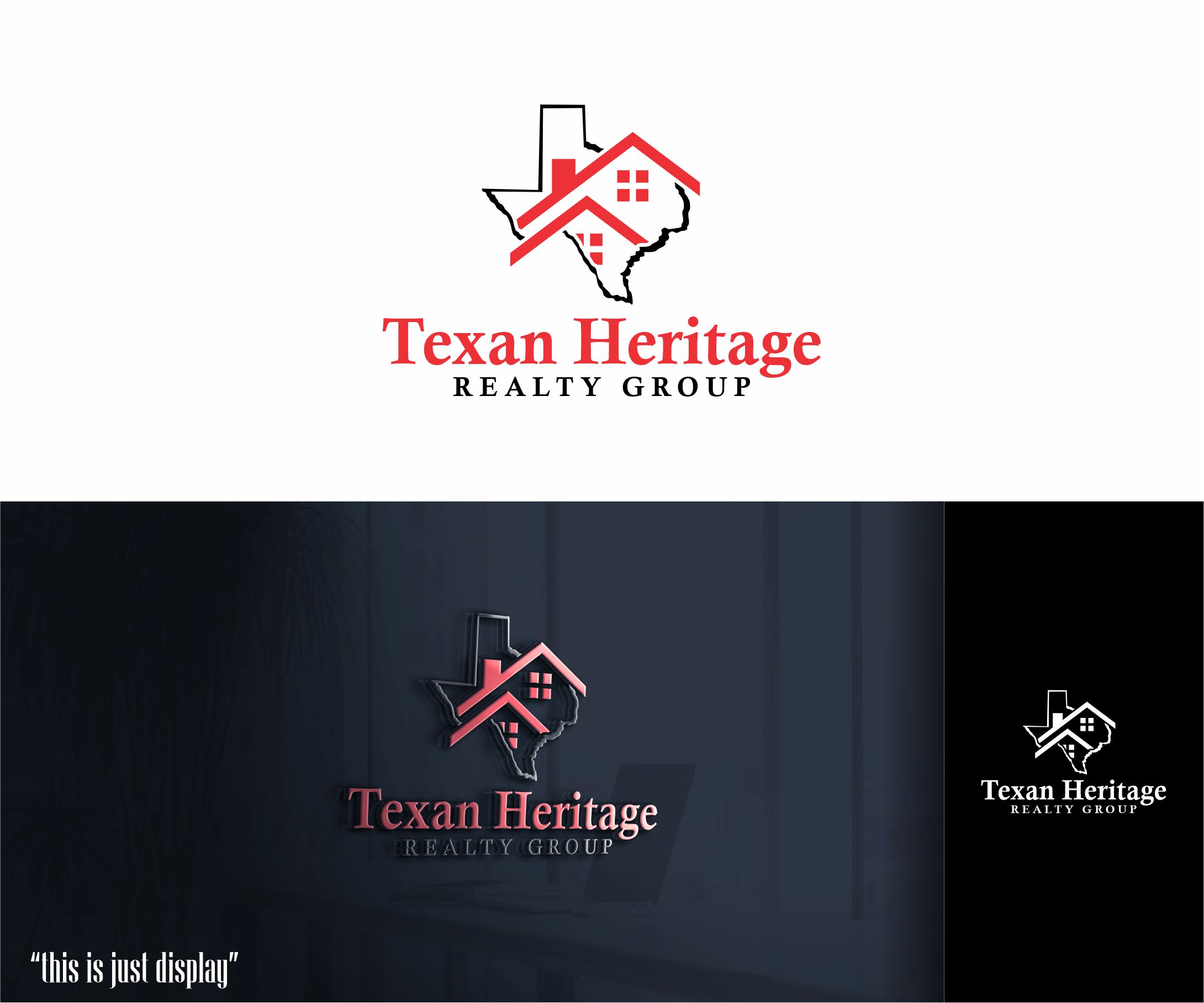 Logo Design by alkaline for Texan Heritage Realty Group | Design #32933984