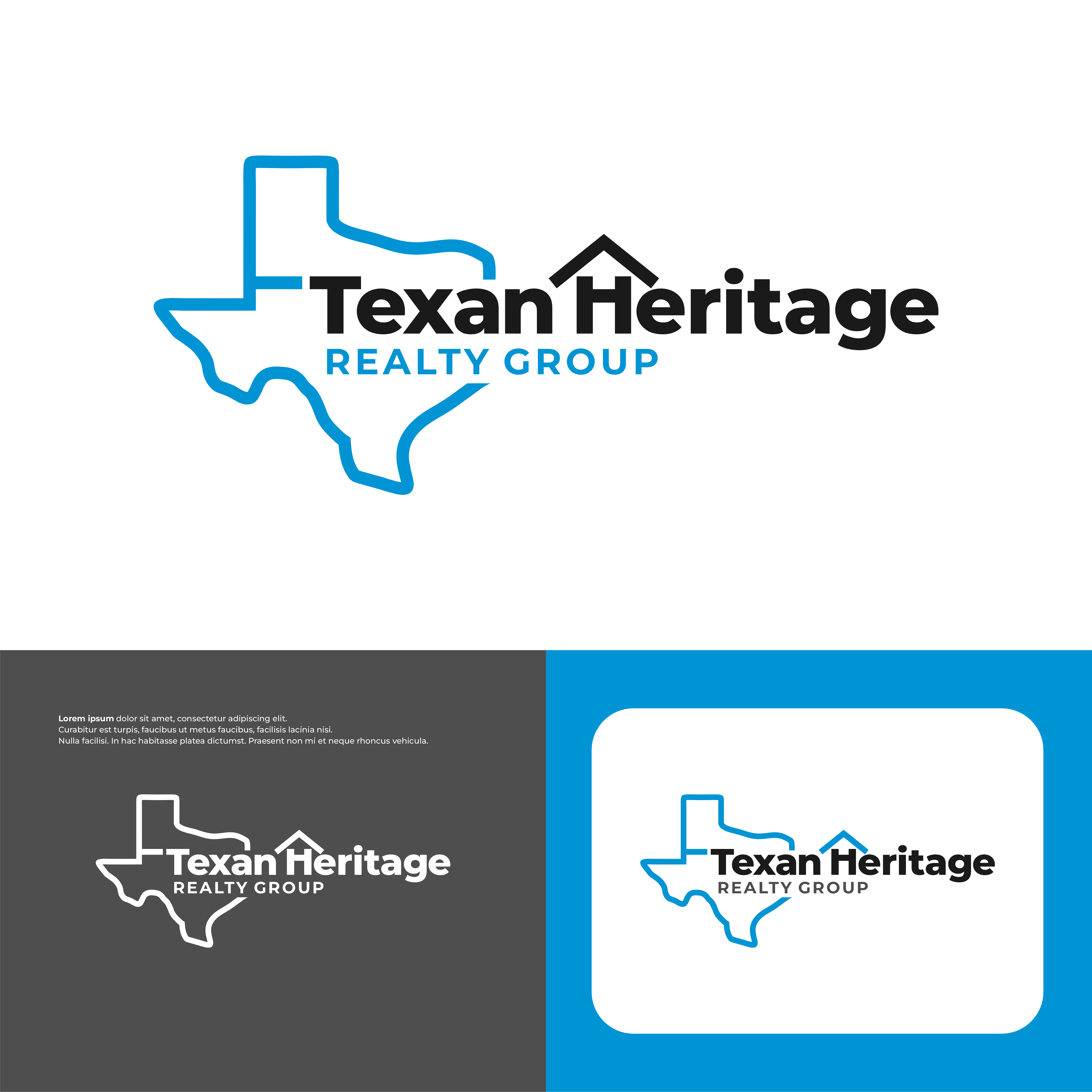 Logo Design by bangsatkau for Texan Heritage Realty Group | Design #32935981
