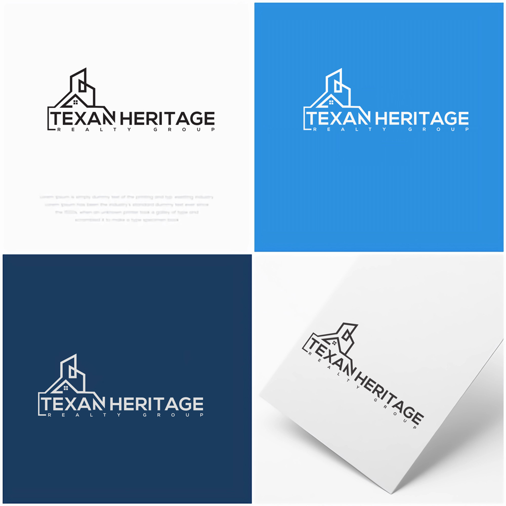 Logo Design by Ahmed Sami 1 for Texan Heritage Realty Group | Design #32941296