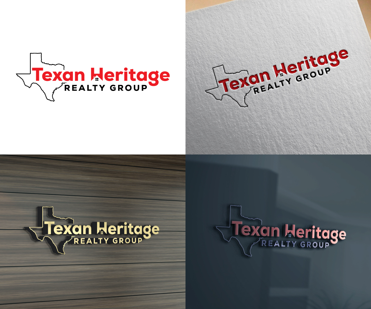 Logo Design by designfire for Texan Heritage Realty Group | Design #32954604