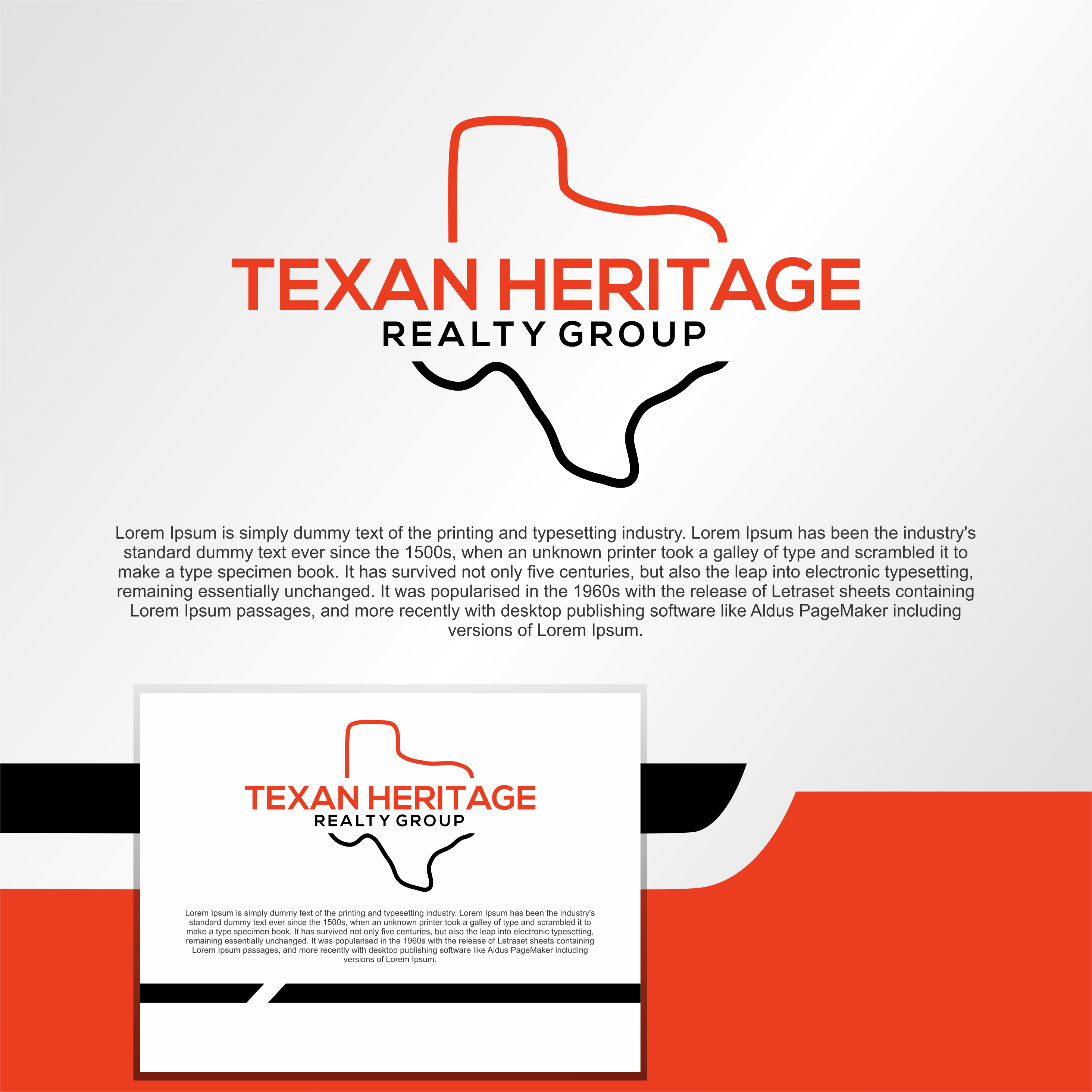 Logo Design by diego costa for Texan Heritage Realty Group | Design #32933473