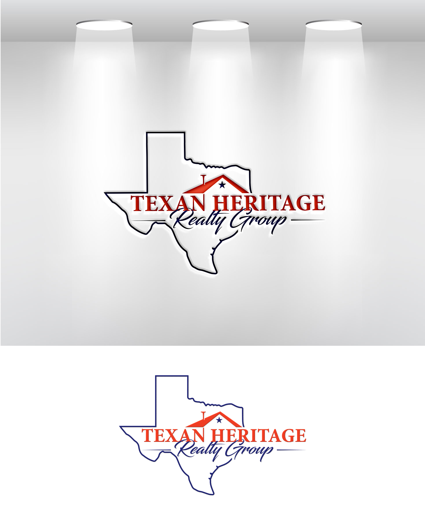 Serious, Upmarket, Real Estate Logo Design for Texan Heritage Realty