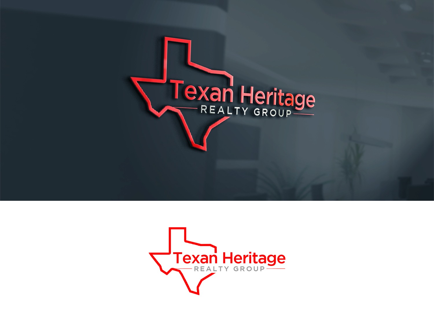 Serious, Upmarket, Real Estate Logo Design for Texan Heritage Realty