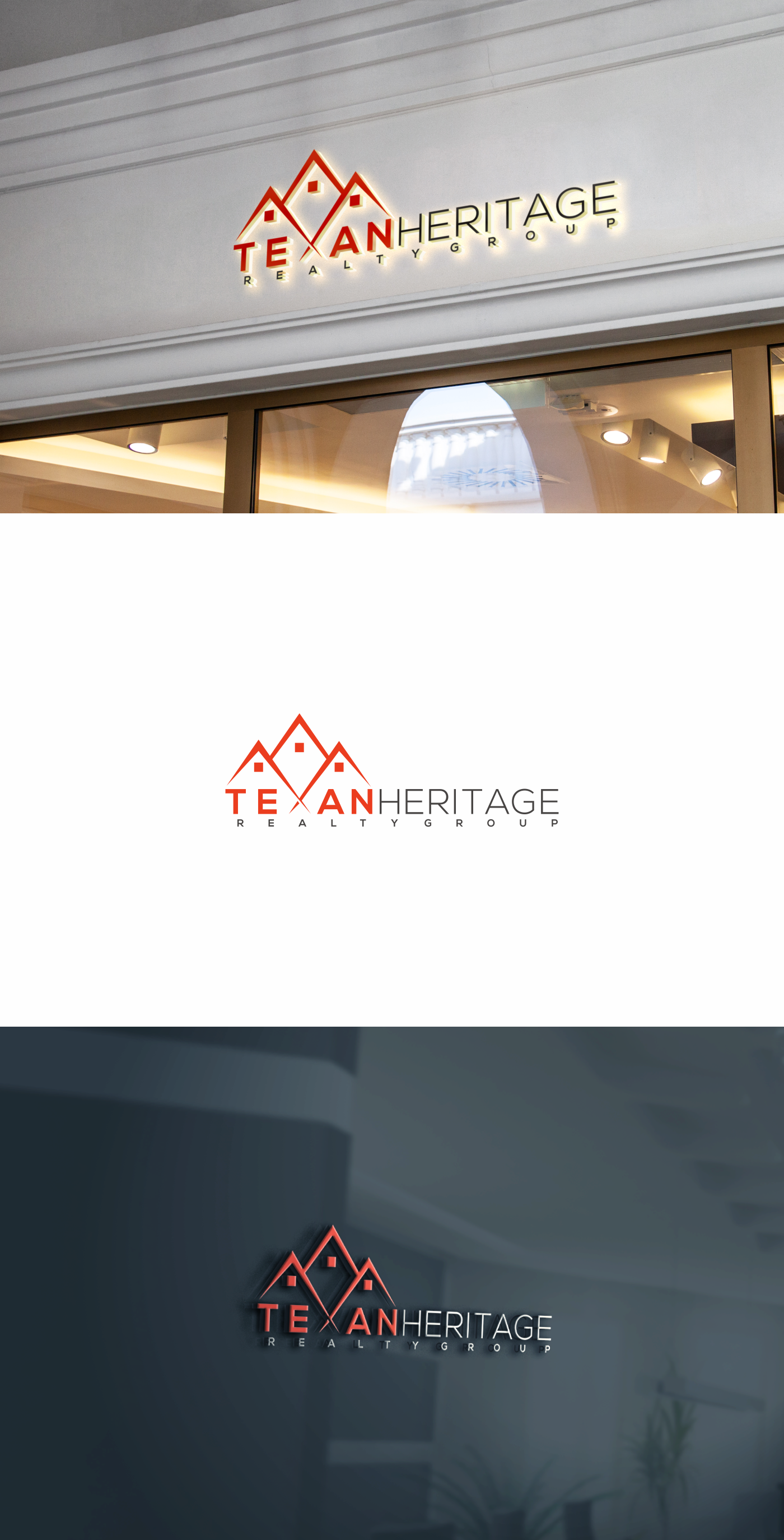 Logo Design by DeaDsn for Texan Heritage Realty Group | Design #32935636