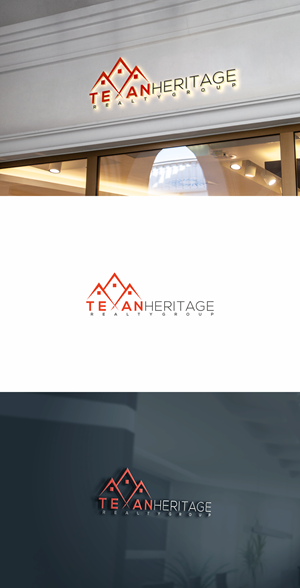 Logo Design by DeaDsn for Texan Heritage Realty Group | Design: #32935636