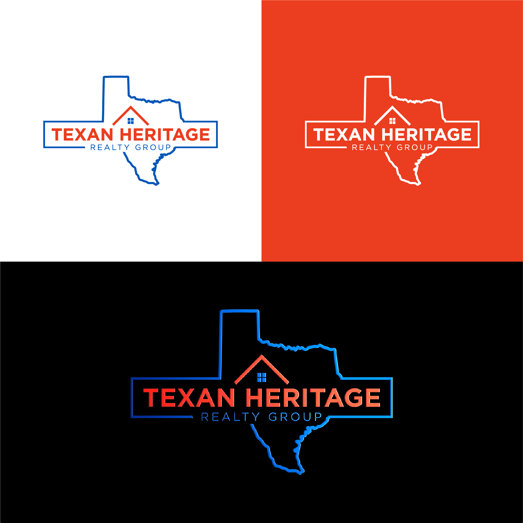 Logo Design by The Lion Studios for Texan Heritage Realty Group | Design #32937143