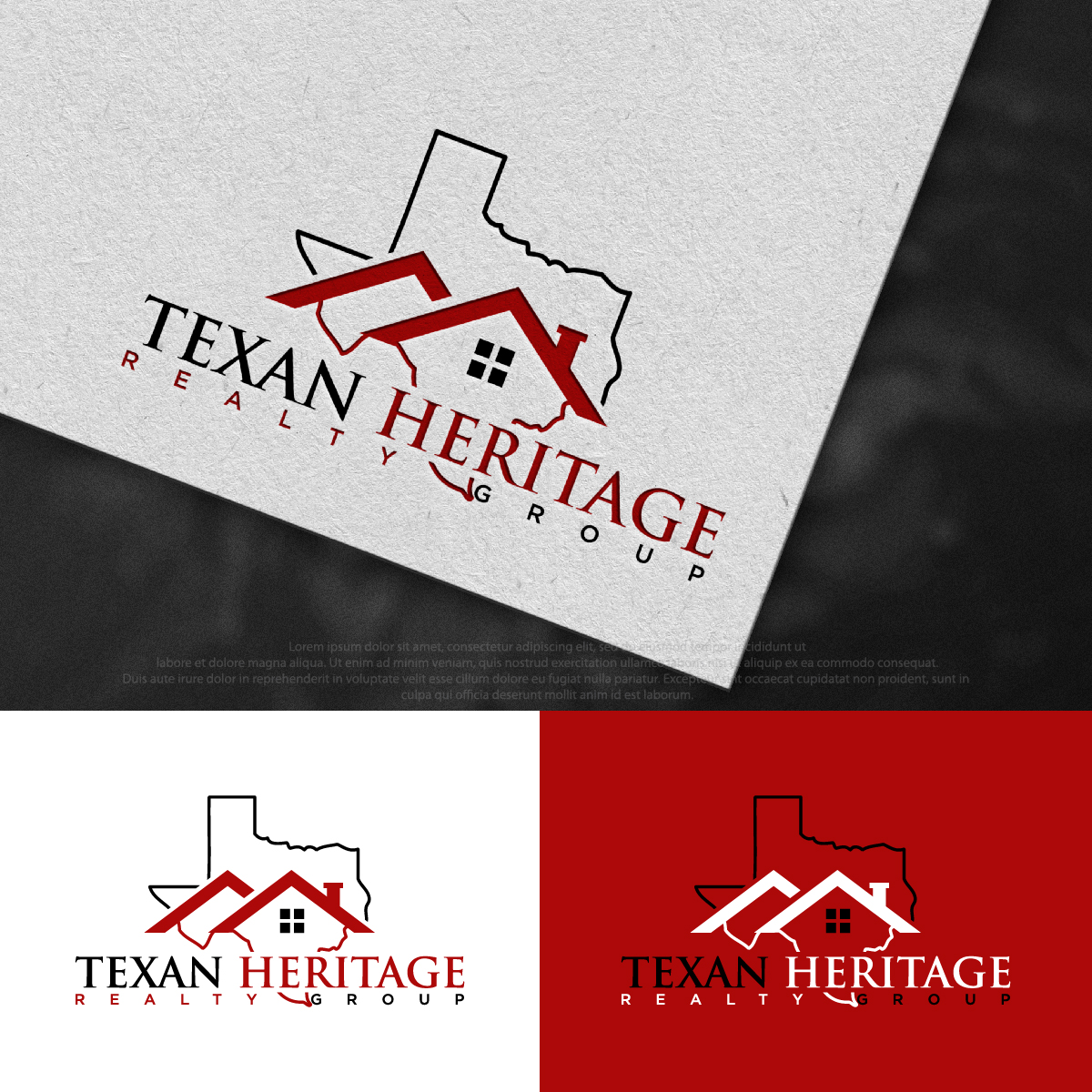 Logo Design by DesignLima for Texan Heritage Realty Group | Design #32938407
