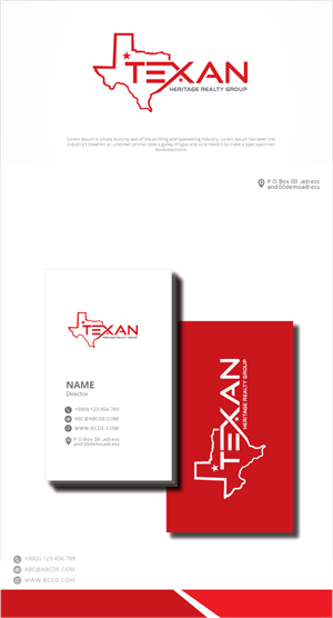 Logo Design by zebronicgraphic for Texan Heritage Realty Group | Design: #32936258