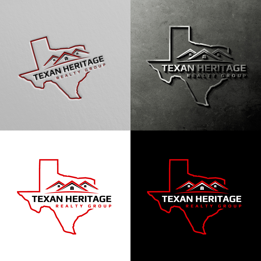 Logo Design by Znuj Esilas for Texan Heritage Realty Group | Design: #32933453