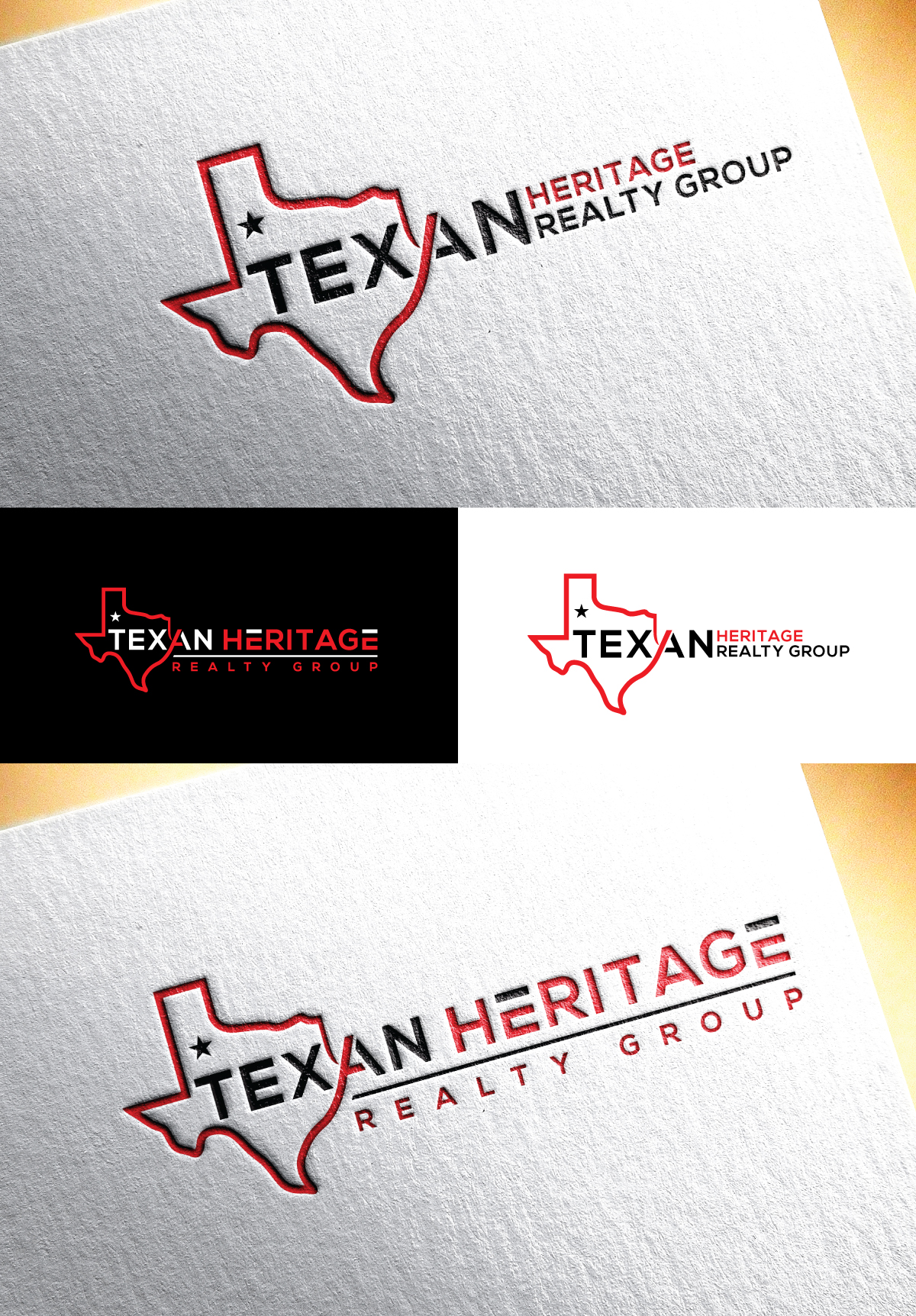 Logo Design by step forward 2 for Texan Heritage Realty Group | Design #32934988