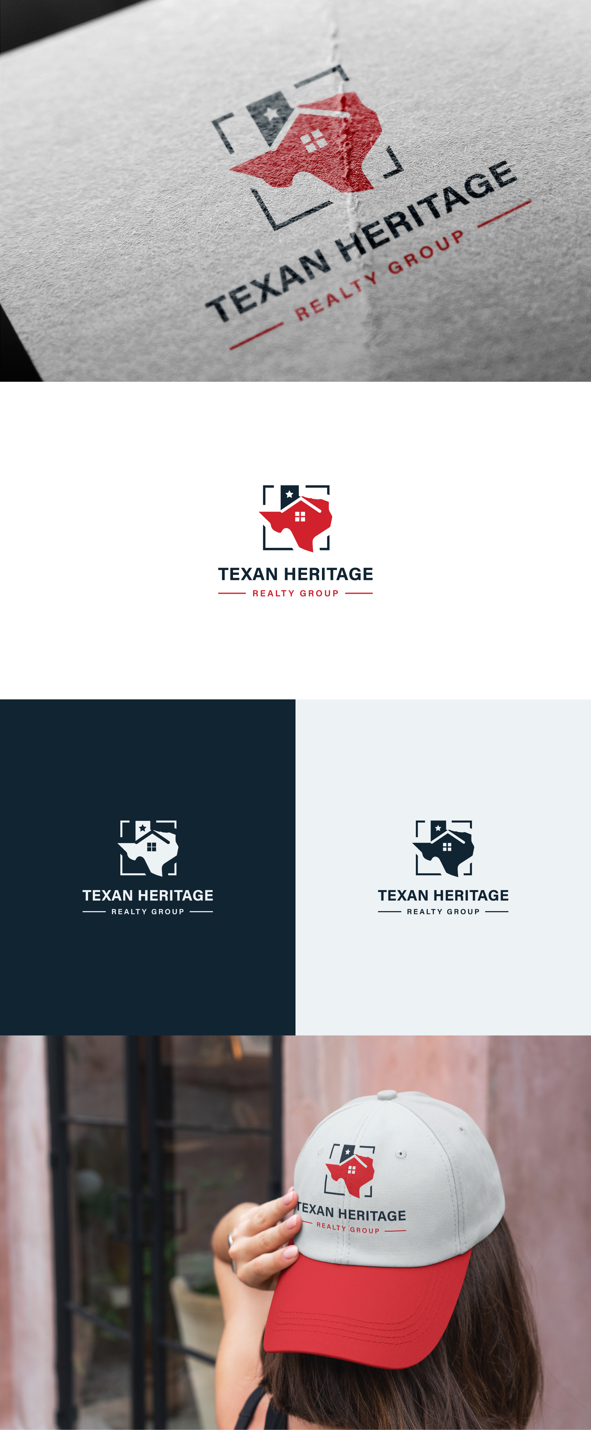 Logo Design by Moon Design. for Texan Heritage Realty Group | Design #32936313