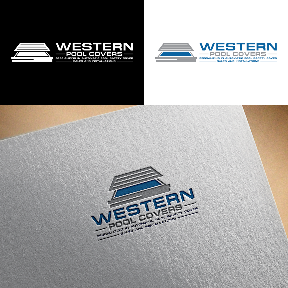 Logo Design by RA-bica for Western Pool Covers | Design #32958790