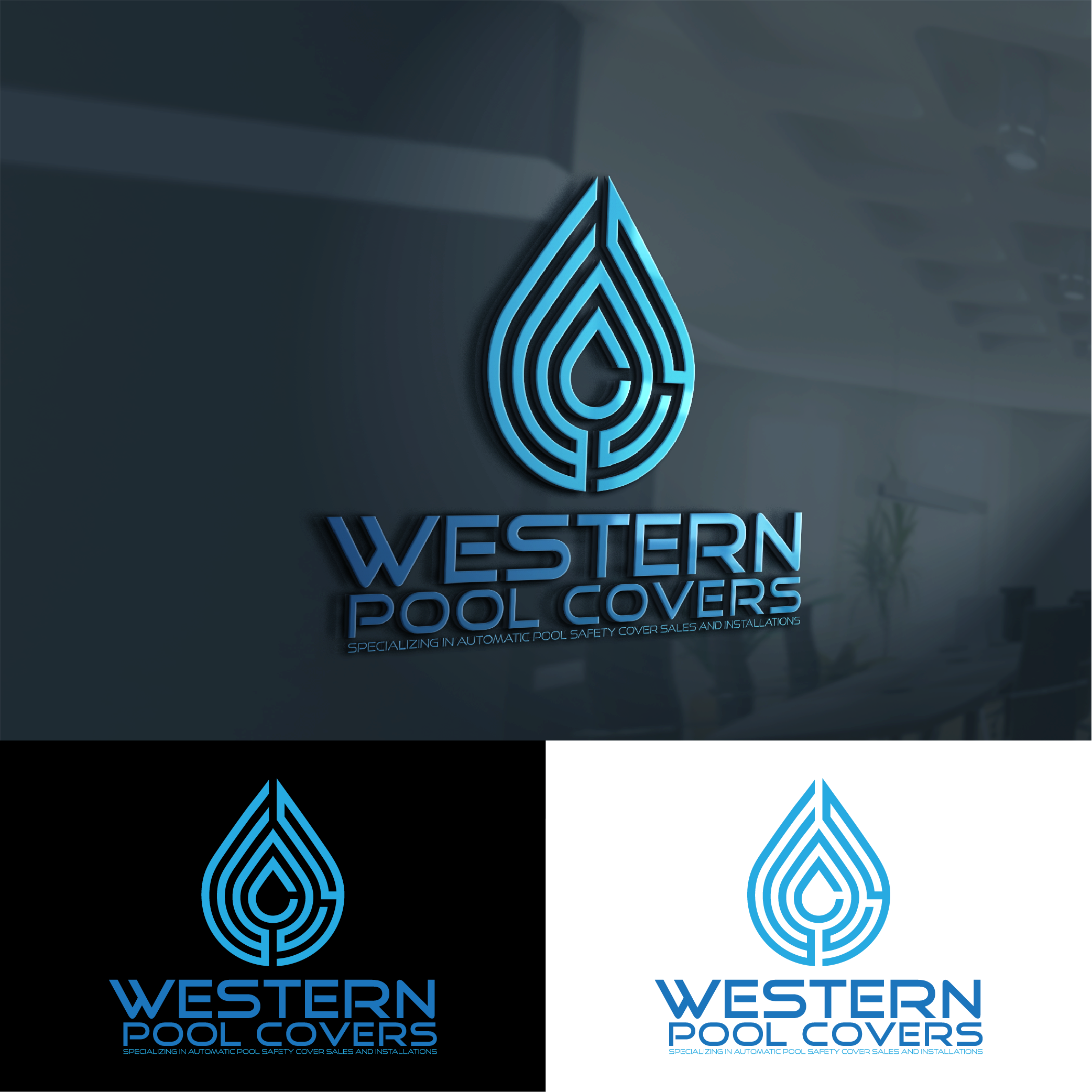 Logo Design by design wae for Western Pool Covers | Design #32938586