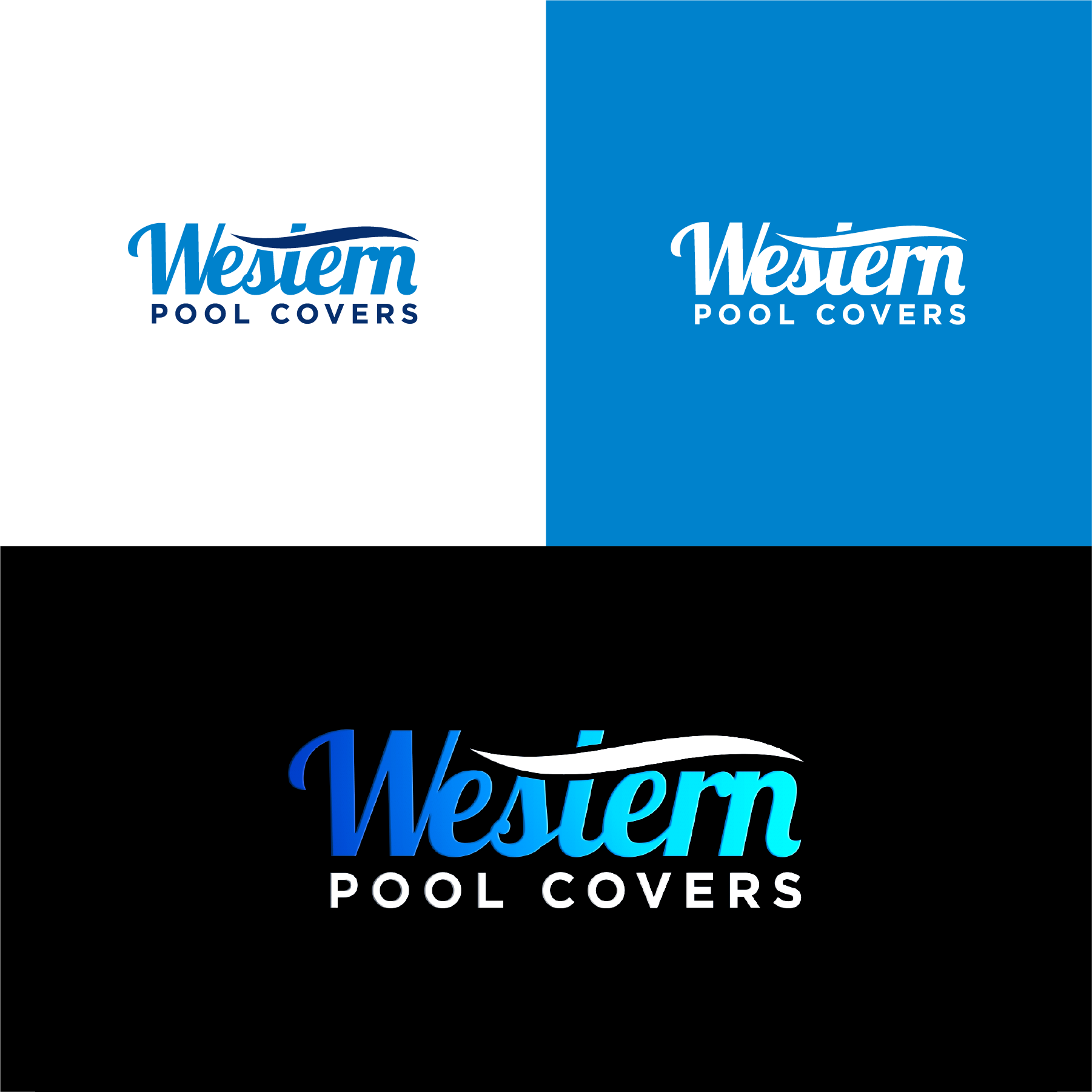 Logo Design by The Lion Studios for Western Pool Covers | Design #32937347