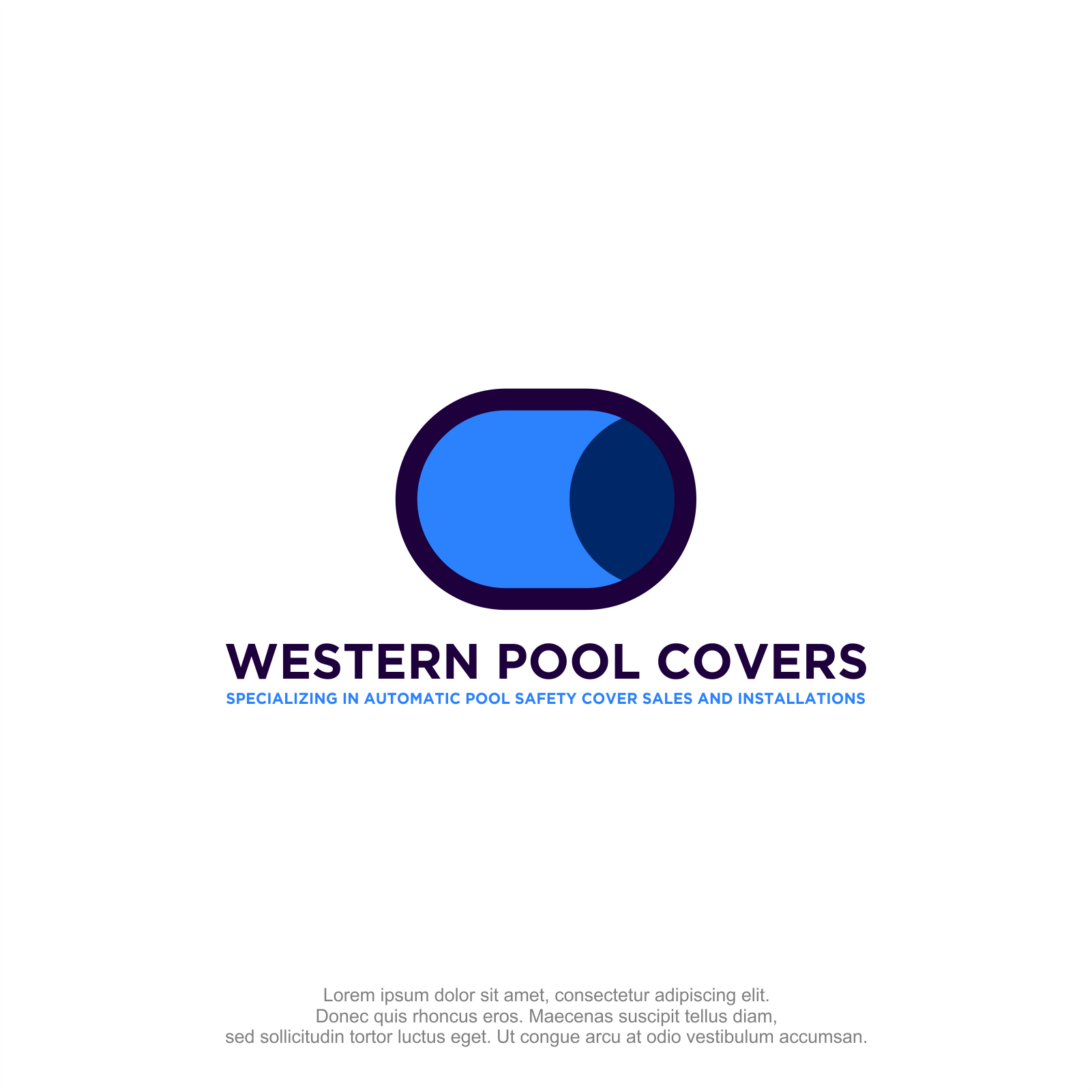 Logo Design by M.Syaiful Huda for Western Pool Covers | Design #32937686