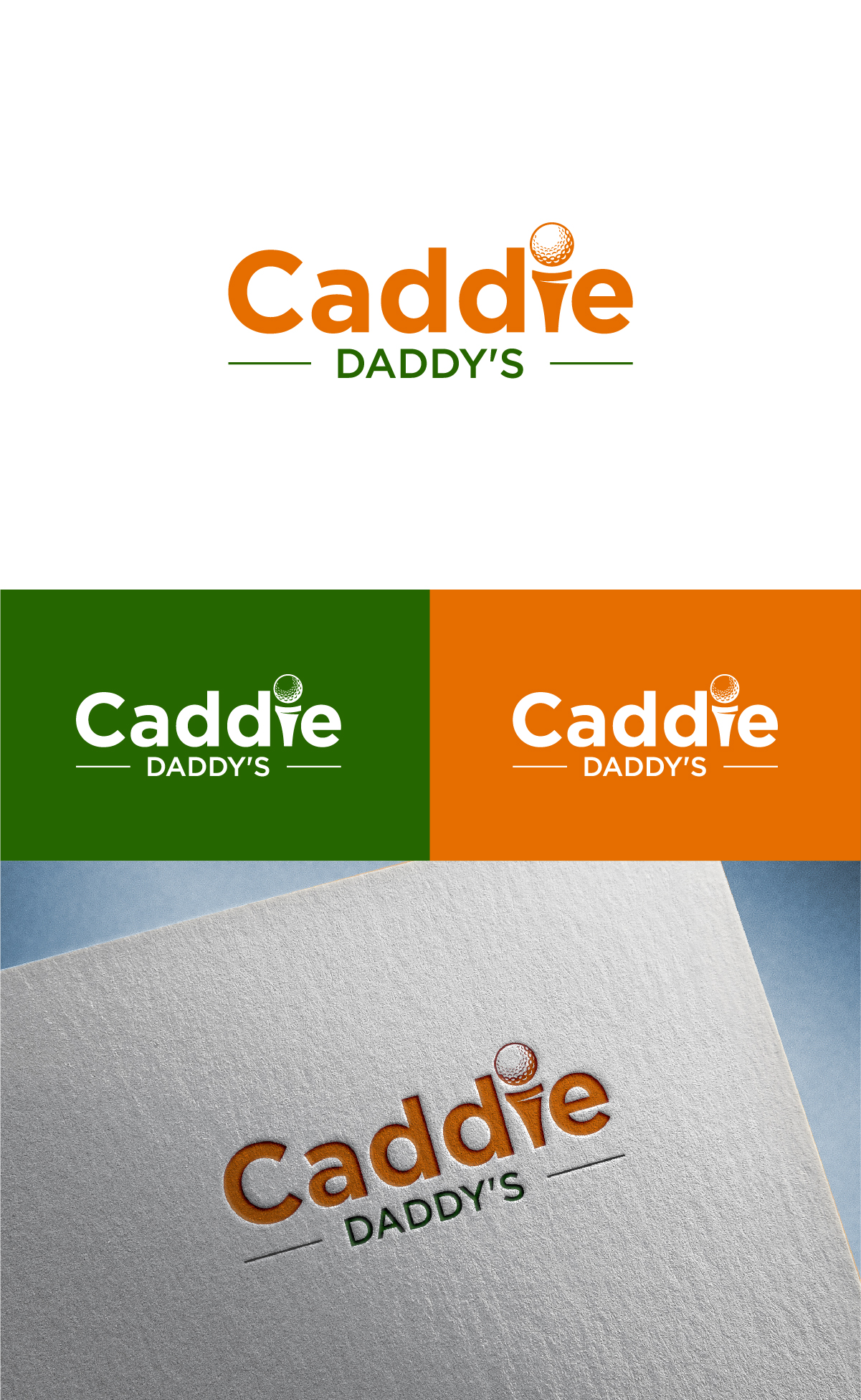 Logo Design by Barish Design for Caddie Daddy's | Design #32957284