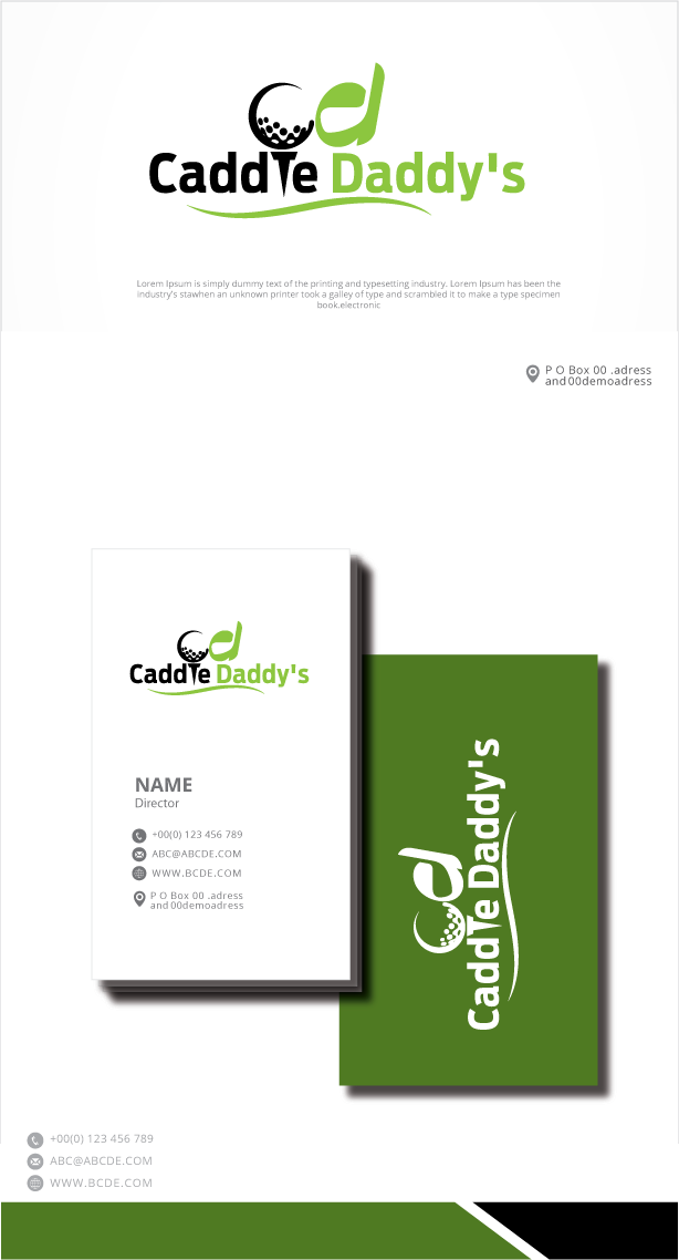 Logo Design by zebronicgraphic for Caddie Daddy's | Design #32945537