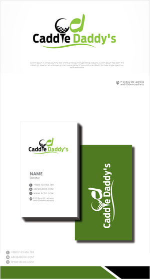Logo Design by zebronicgraphic for Caddie Daddy's | Design: #32945537
