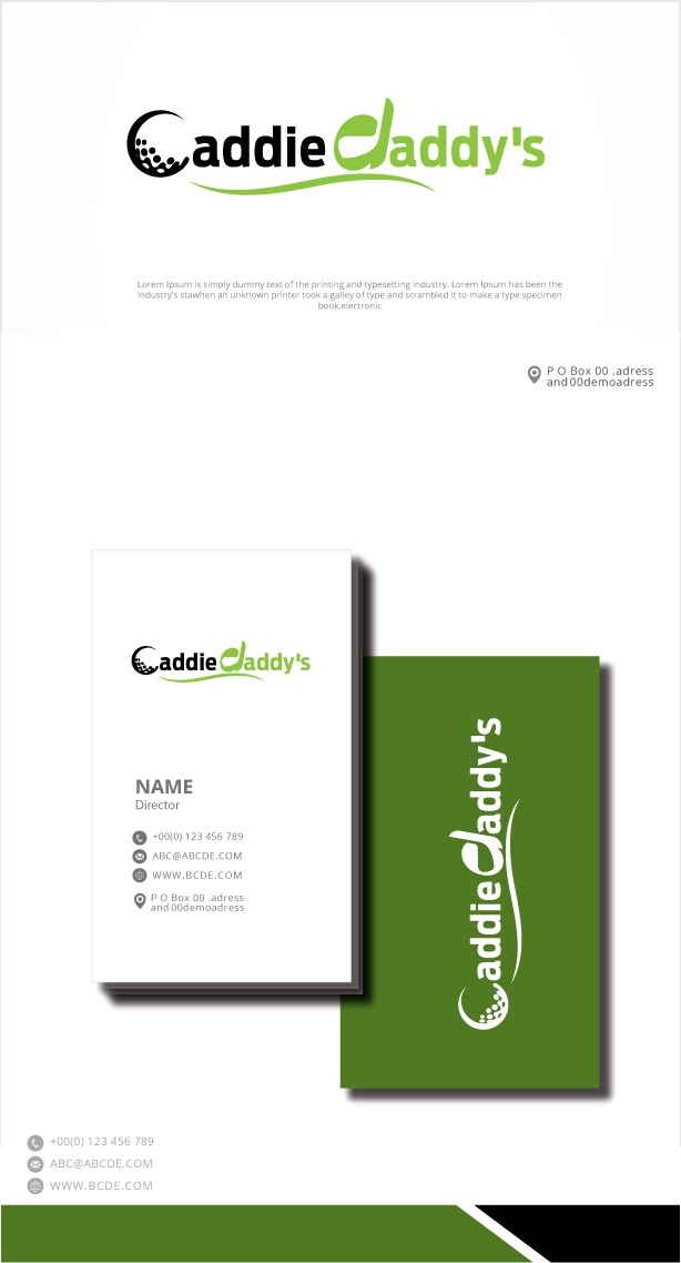 Logo Design by zebronicgraphic for Caddie Daddy's | Design #32984359
