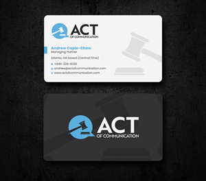 Business Card Design by Uttom 2 for this project | Design: #32943726