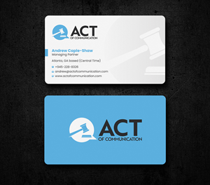Business Card Design by Uttom 2 for this project | Design: #32944449