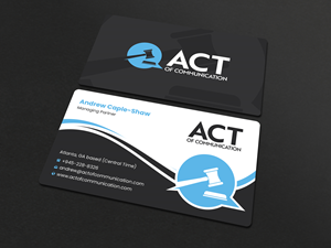 Business Card Design by Uttom 2 for this project | Design: #32955038