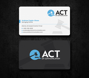 Business Card Design by Uttom 2 for this project | Design: #32989100