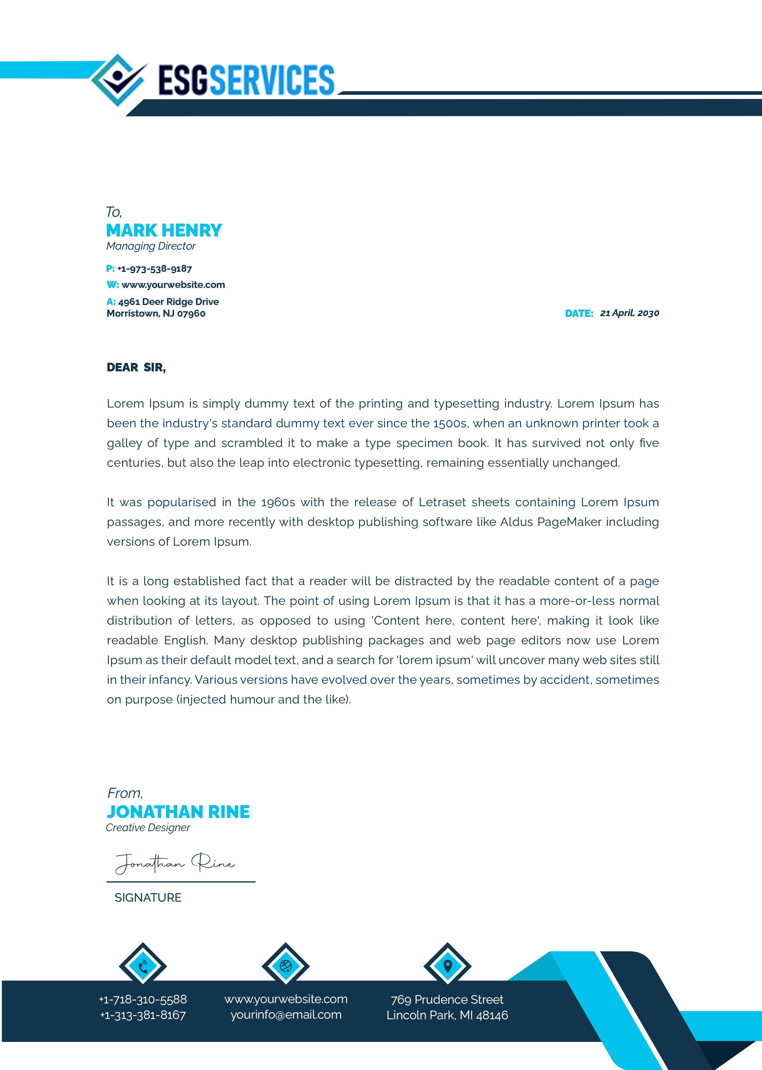 Letterhead Design by uk for this project | Design #32946307