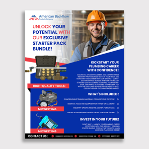 Diseño de Flyer por Suvendu.S para American Backflow Products Company | Diseño: #32983522