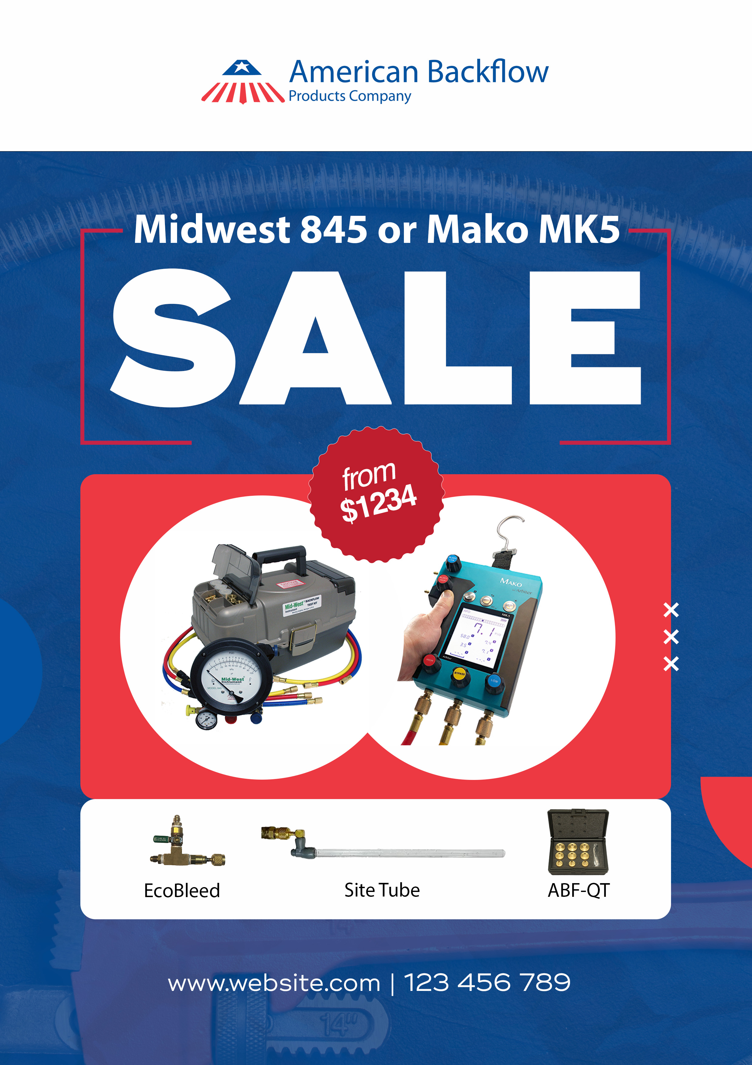 Design de Flyer par Grip19 pour American Backflow Products Company | Design #32993283