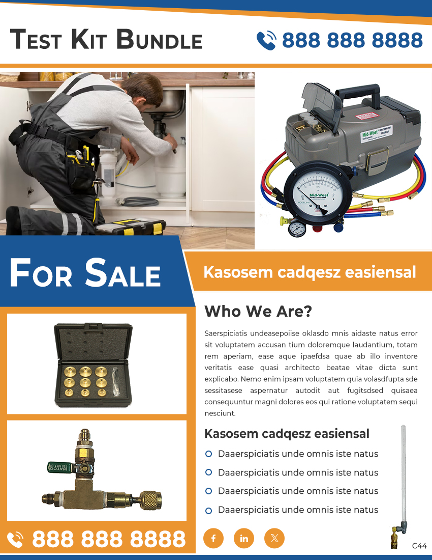 Flyer Design by pb for American Backflow Products Company | Design #32954387