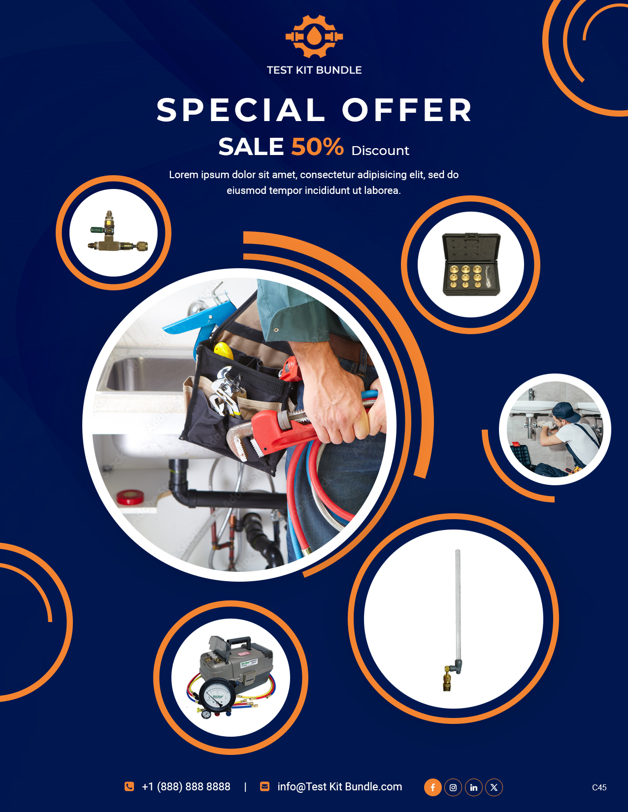 Flyer Design by pb for American Backflow Products Company | Design #32954388